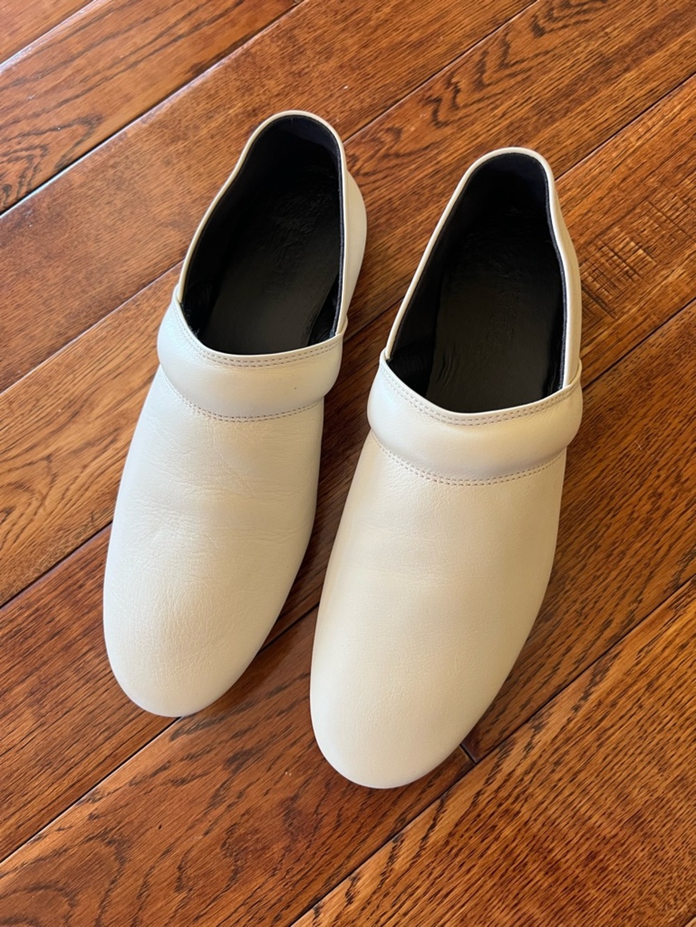 Yohji Yamamoto Loafers Slip-On Flats Off White Size 7